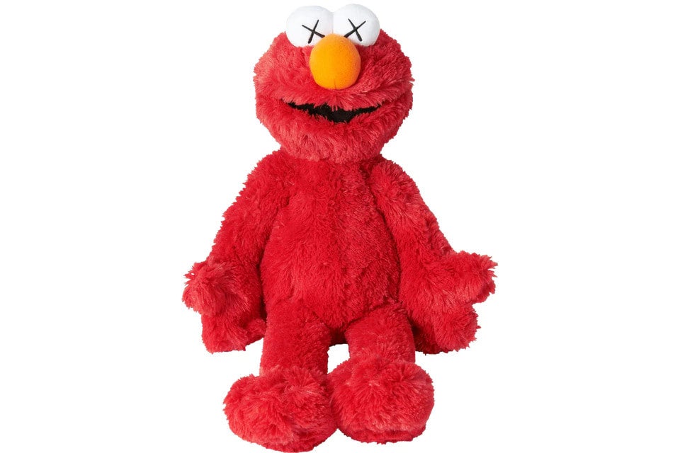 KAWS Sesame Street Uniqlo Elmo Plush Toy Red | Backdoor Toronto