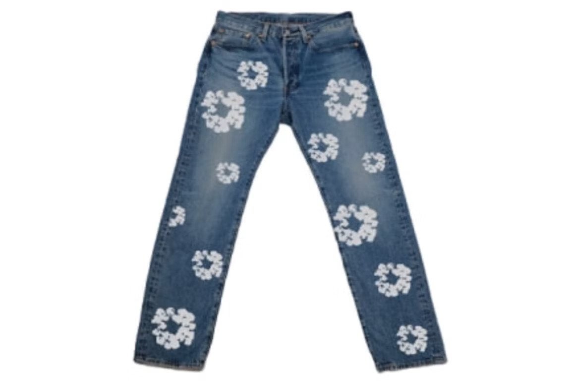 Denim Tears x Levi's Cotton Wreath Jean Light Wash